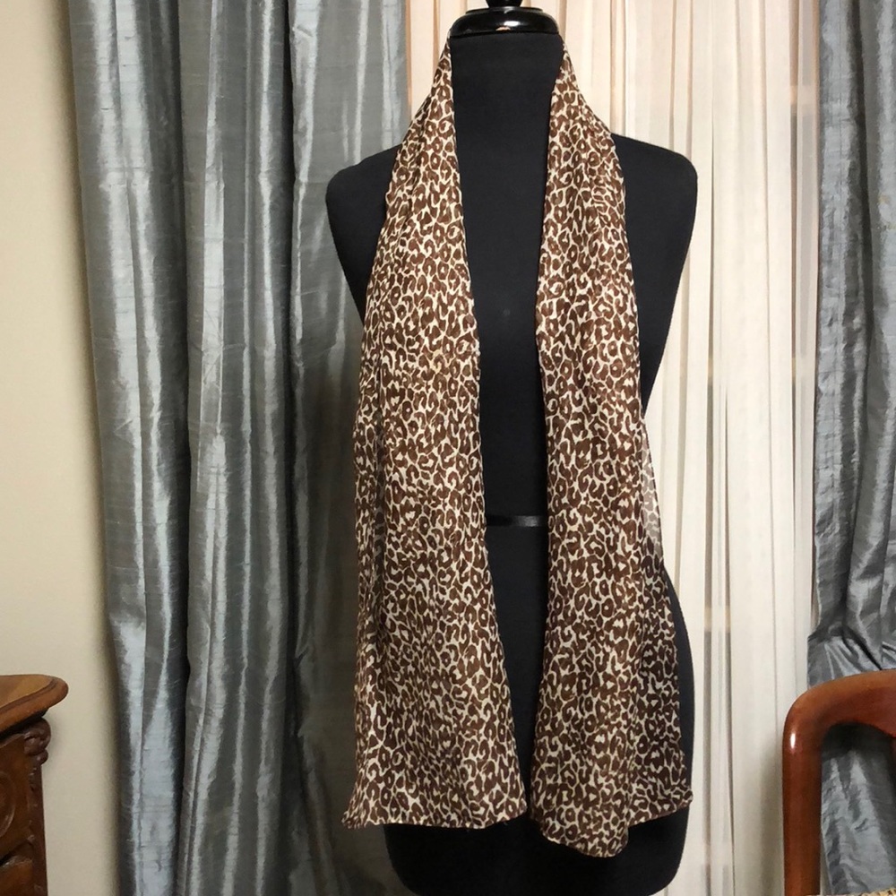 Animal print scarf